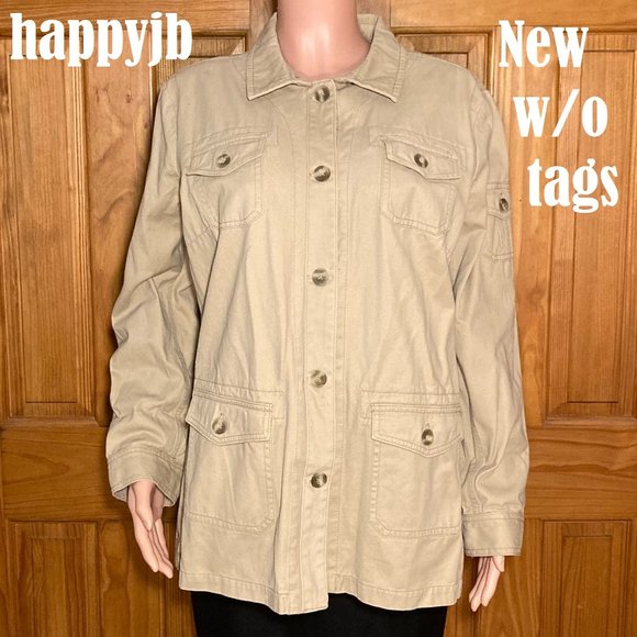 NWOT Vintage Laura Scott Woman Top Jacket Shacket Size 16-18W (#2) - Picture 2 of 14